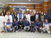 El alcalde y los jugadores del CD Leganés animan a los ciudadanos a participar en el XIII Maratón de Donación de Sangre del Hospital Severo Ochoa
