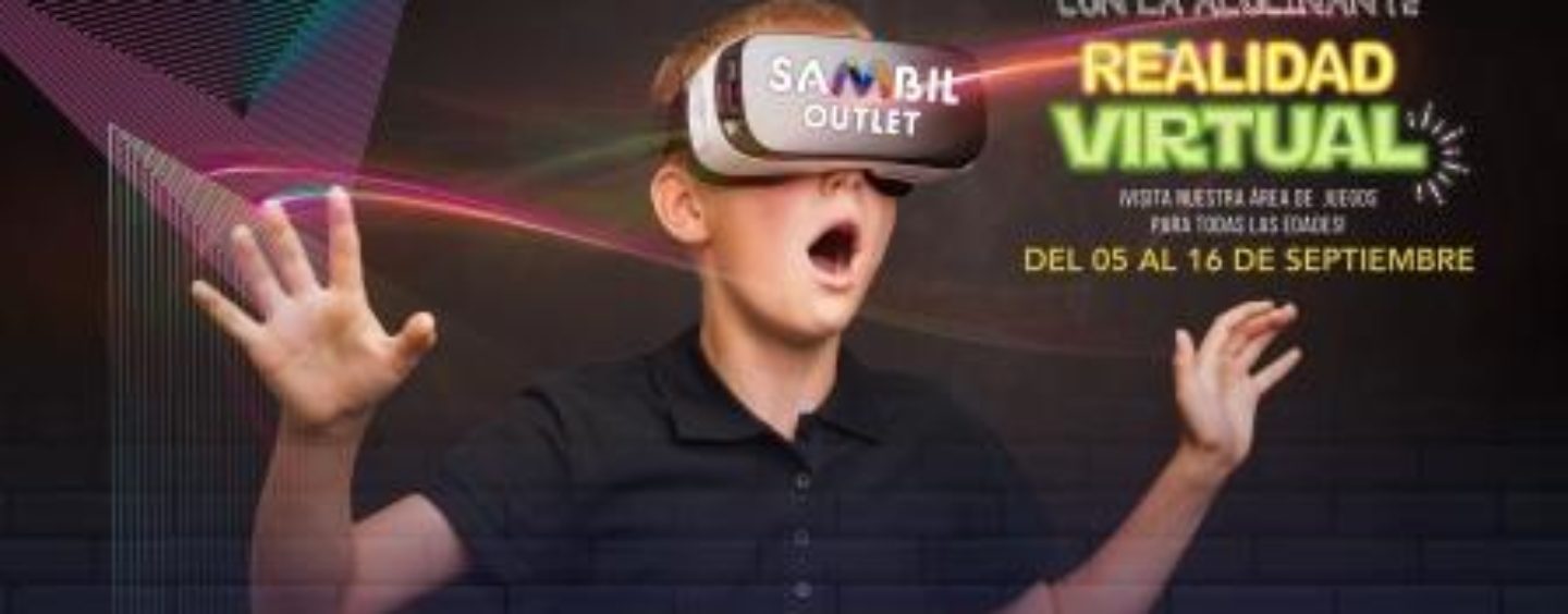 El centro comercial Sambil estrena un area de realidad virtual y aumentada donde niños y jóvenes disfrutarán de videojuegos, experiencias en 3D 