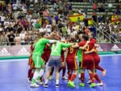 La selección española de fútbol sala se clasifica en Leganés para la fase final del Campeonato de Europa