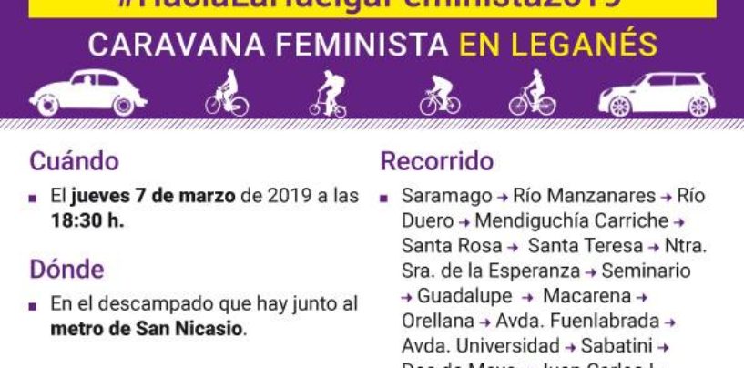 Caravana feminista en Leganés