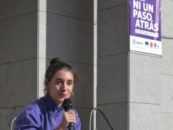 Cientos de jóvenes gritan en Leganés un rotundo ‘Ni un paso atrás contra la violencia machista’ en el acto institucional del 25N