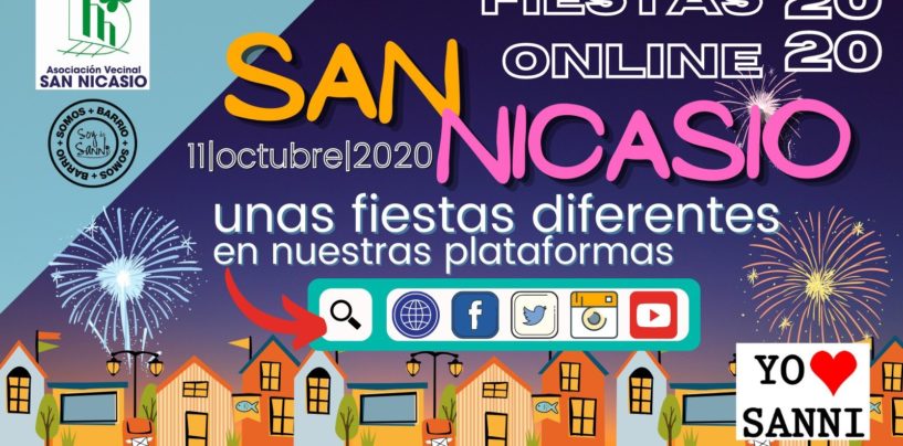 San Nicasio 2020, fiestas online