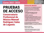 Abierto el proceso de solicitud para las pruebas de acceso al Conservatorio Profesional de Música Manuel Rodríguez Sales