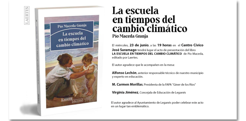 «La escuela en tiempos del cambio climático» de Pío Maceda