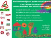 Convocatoria de la Plataforma Regional por la Escuela Pública de Madrid
