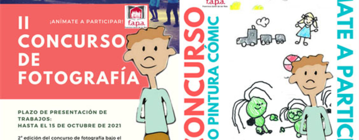 La FAPA “Francisco Giner de los Ríos” organiza la II Convocatoria del concurso de dibujo, pintura o cómic y el II Concurso de fotografía FAPA Derechos de la Infancia