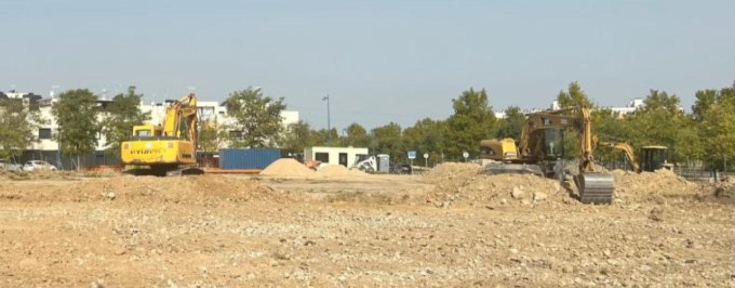 Arrancan los trabajos para la creación de una gran zona de recreo y áreas infantiles en la Calle Osa Menor de Leganés