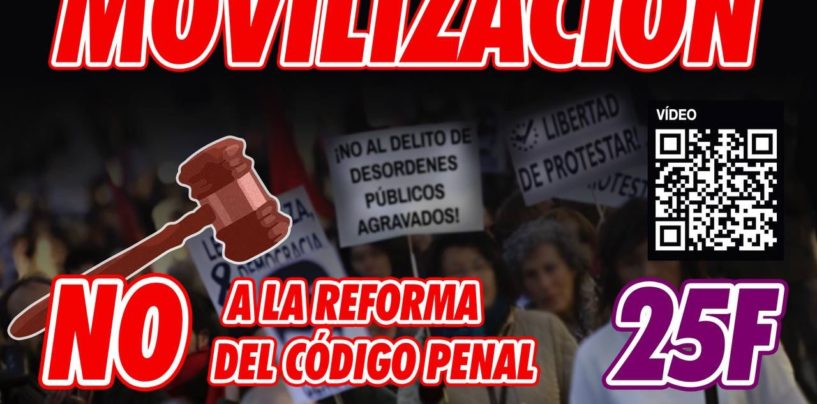 Movilización No a la reforma del código penal