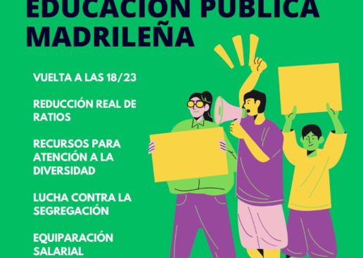 La Educación Pública madrileña vuelve a la huelga el 8 y 21 de mayo