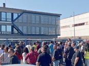 Concentración de los trabajadores y trabajadoras de la Empresa Martín S.A. Grupo Ruiz, con la asistencia y apoyo de diputados/as de la Asamblea de Madrid del PSOE y Más Madrid, Concejales de Podemos Leganés, Más Madrid y PSOE Leganés