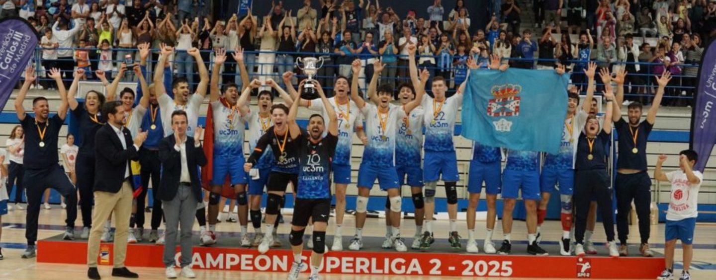 El UC3M Voleibol Leganés hace historia y asciende a la Superliga Masculina